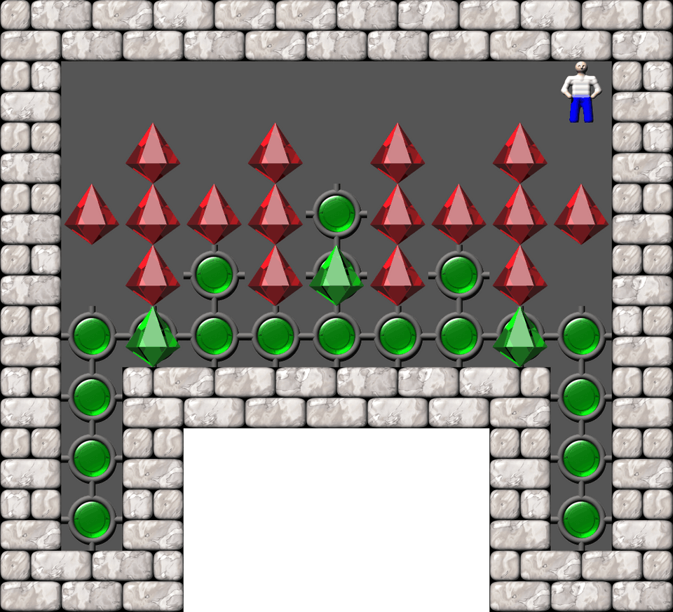 Сокобан Bugs collection 3 уровень 25